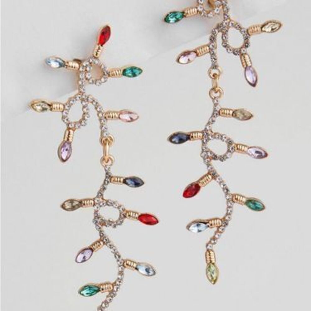 Torrid Holiday Lights Linear Earring Nwt